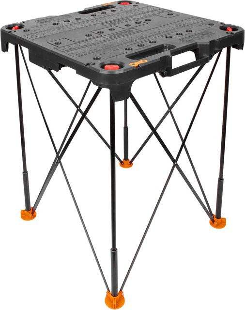 Worx Sidekick WX066 Arbeitstisch aus Metall, klappbar, Schwarz, B/T/H: 156,0 x 81,3 x 60,0 cm - Bild 1