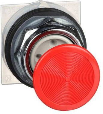 Schneider Electric 9001KR4R Pilzdrucktaster-Frontelement in Rot - Bild 1