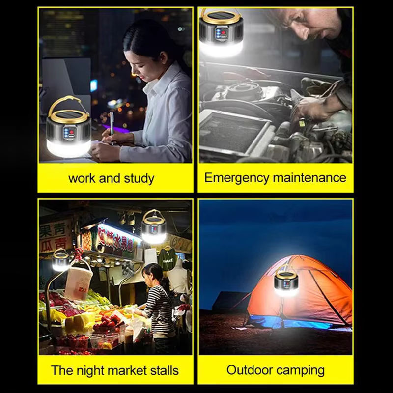 ESMARTER LED Camping Licht, wasserdichte wiederaufladbare Zelt Lampe in Weiß für Outdoor und Notbeleuchtung - Bild 2
