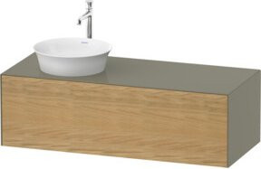 Duravit Waschtischunterschrank White Tulip in Weiß, Wandmontage, B/T/H: 130 x 55 x 40,8 cm - Bild 1