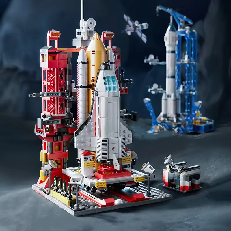 KAVOWORLD DIY Modell Launch Center Lunar Lander, Baustein Raumschiff - Bild 1