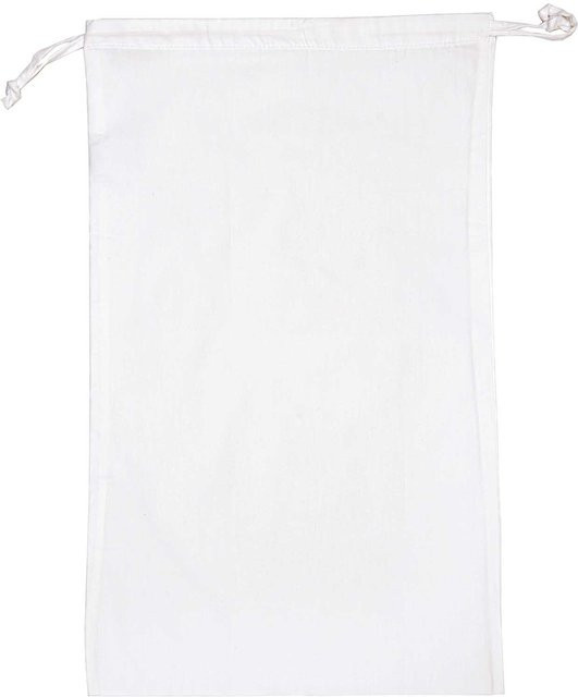 Rico Design Beutel mit Zugband weiß B: 27 cm, H: 45 cm - Bild 1