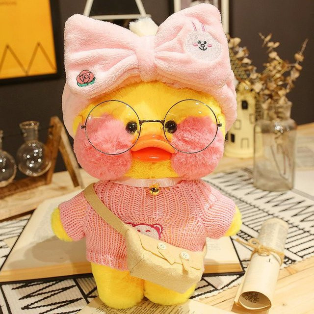 Lalafanfan Ente Plüschtier, 30cm, ab 3 Jahre - Bild 1