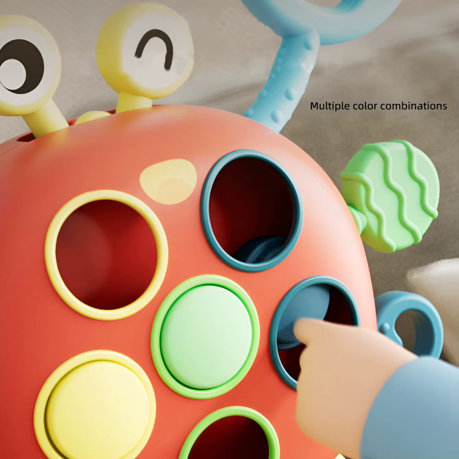 Happy Baby Krabben-Lala Zieh- und Drückspielzeug, Intelligenzspielzeug für Kleinkinder - Bild 2