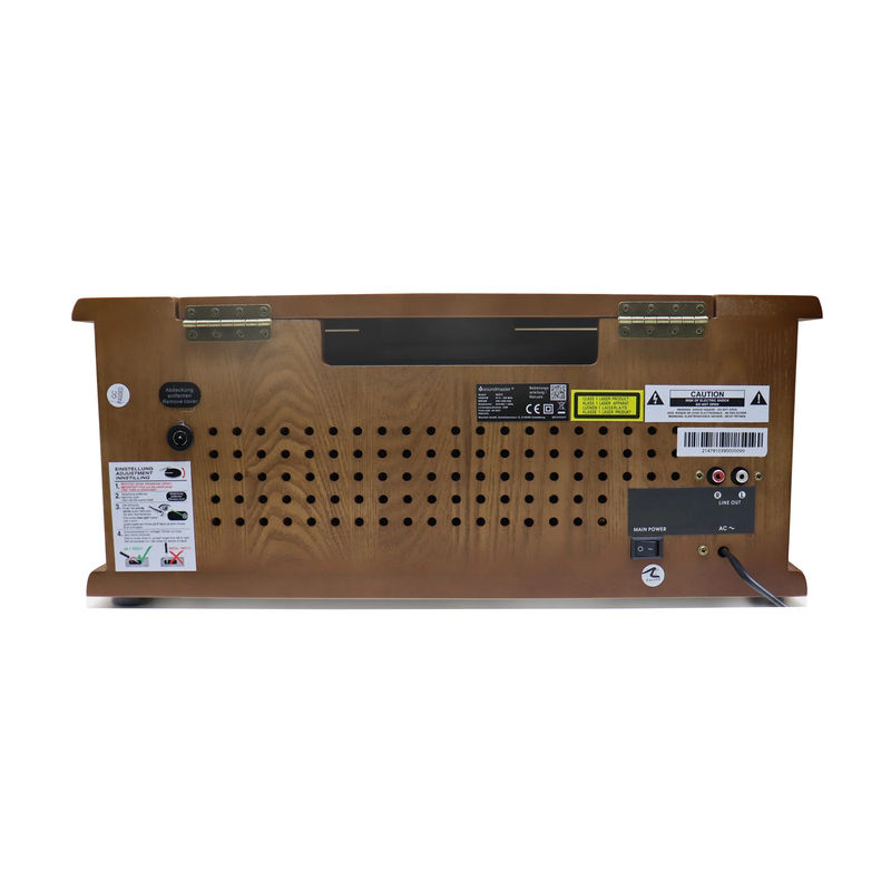 Soundmaster NR560 Musikanlage in Eiche mit USB-Plattenspieler, Bluetooth, CD und Radio AM/FM - Bild 2
