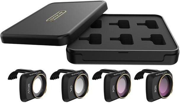 Skyarena Kameraobjektivfilter Set für DJI Mavic Mini 4K, Mini, Mini SE und Mini 2 in Schwarz mit UV, ND und CPL Filtern - Bild 1