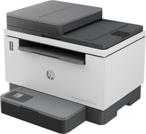 HP LaserJet Tank MFP 2604sdw Multifunktionsdrucker in Weiß mit Lasertechnologie, Drucken, Scannen und Kopieren, nachfüllbar, mit Wi-Fi, Bluetooth und LAN