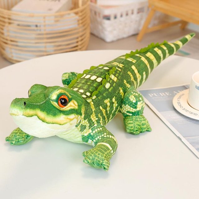Yiran toy Alligator-Stofftier, Braun, ab 3 Jahre - Bild 1
