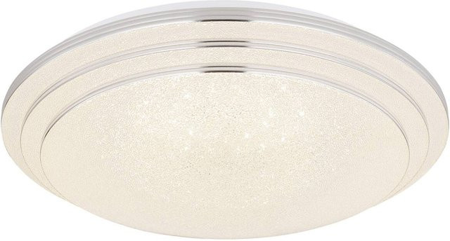 Globo LED-Deckenleuchte Aley, rund, Weiß, H x B x T: 9,5 x 40 x 40 cm - Bild 2