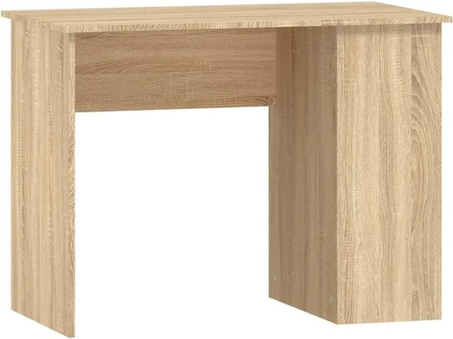 vidaXL Schreibtisch Sonoma Eiche in Braun aus Holzwerkstoff, B/T/H: 100 x 55 x 75 cm - Bild 1