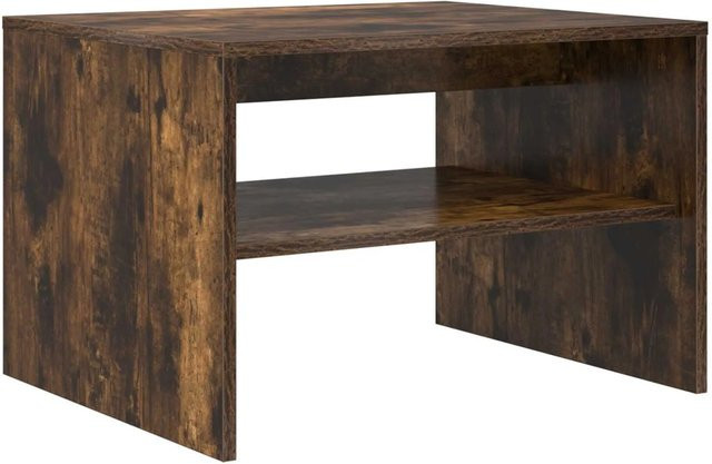 vidaXL Couchtisch aus Holzwerkstoff in Geräucherte Eiche, modern, Braun, B/T/H: 60 x 50 x 40 cm - Bild 1