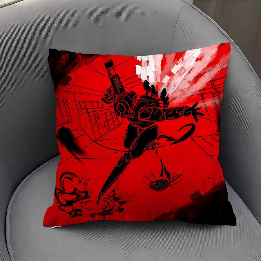 Kayoom Ultrakill Shooting Game Kissenbezug, Rot, B/B: 45 x 45 cm - Bild 3