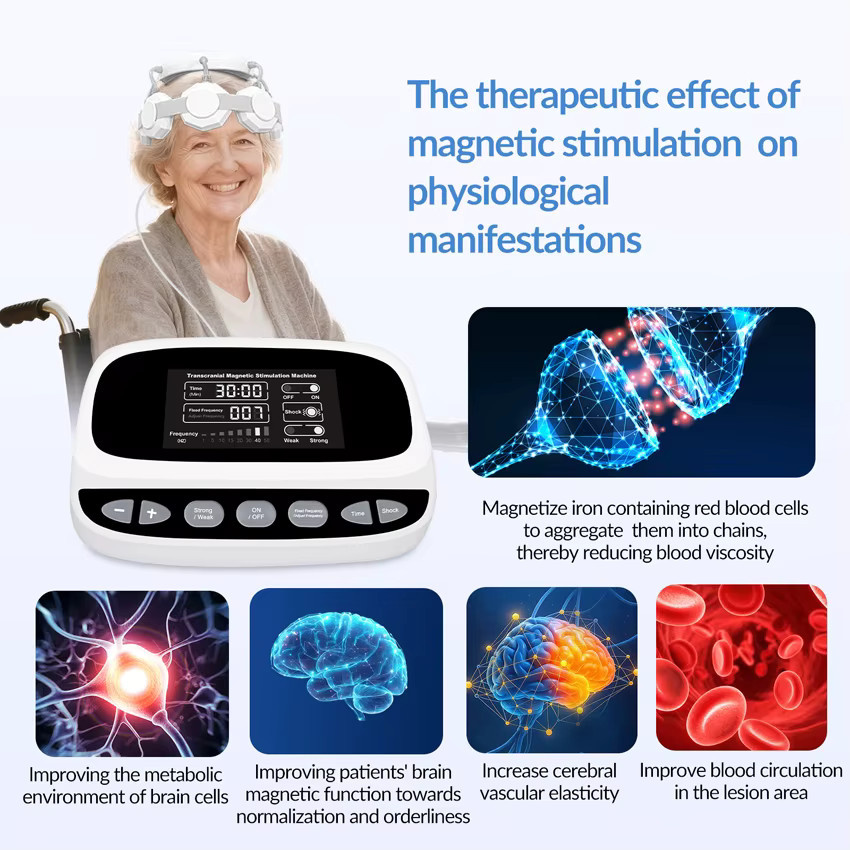 ZJKC RTMS Transkranielle Magnetstimulationsmaschine zur neurologischen Gehirnrehabilitation in Weiß - Bild 3