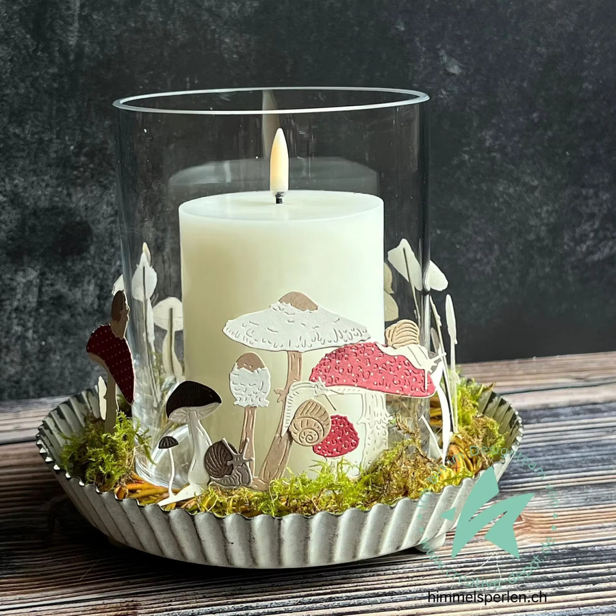 Metall-Stanzformen mit Pilz-Motiven für DIY-Grußkarten und Dekorationen - Bild 2