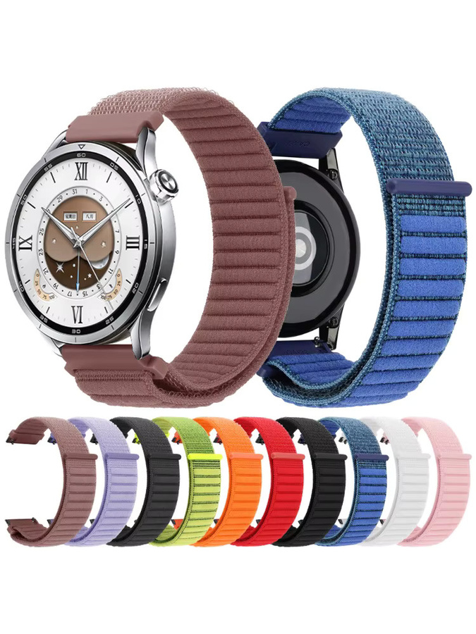 Xiaomi Uhrenarmband Nylon, Schwarz, Unisex, 22mm - Bild 5