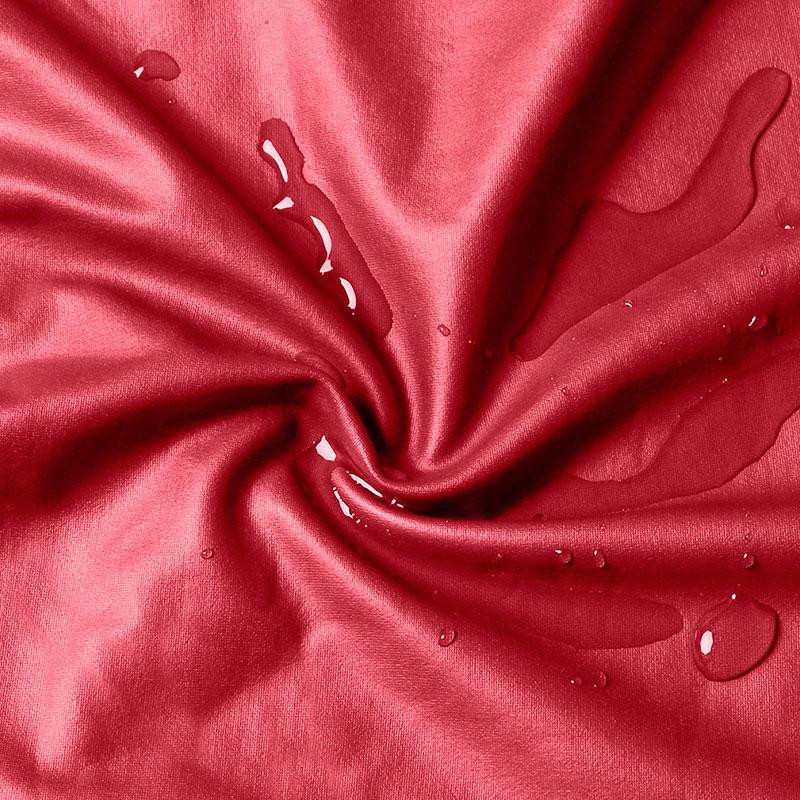 Wasserfeste runde Tischdecke aus Polyester mit elastischem Rand in Weiß, Durchmesser: 130 cm - Bild 2