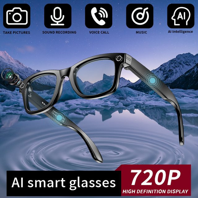 Xiaomi Smart Glasses mit KI-Funktionen für Fotografie, Video und interaktive Übersetzung in Schwarz - Bild 1