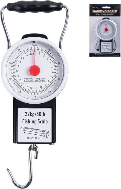 Goture Mechanische Hängewaage für Fisch und Küche, Tragbare Mehrzweck-Handwaage mit Zifferblatt - Bild 1