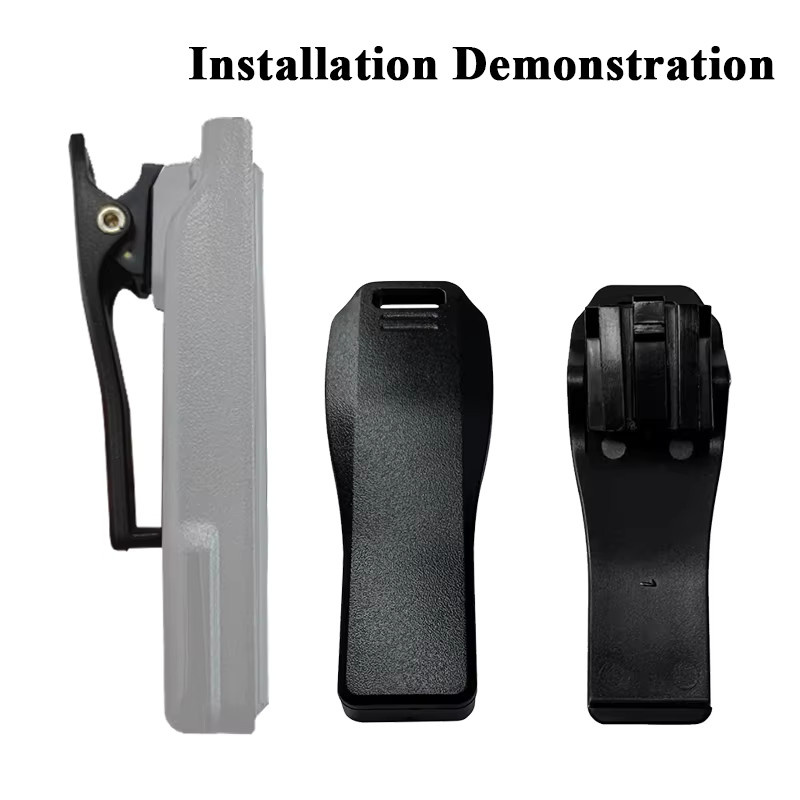 ICOM BP-272 Batteriegürtelclip in Schwarz kompatibel mit ID-31A ID-31E ID-51A IC-705 IP100H IP-501H Radios und MB-127 - Bild 2