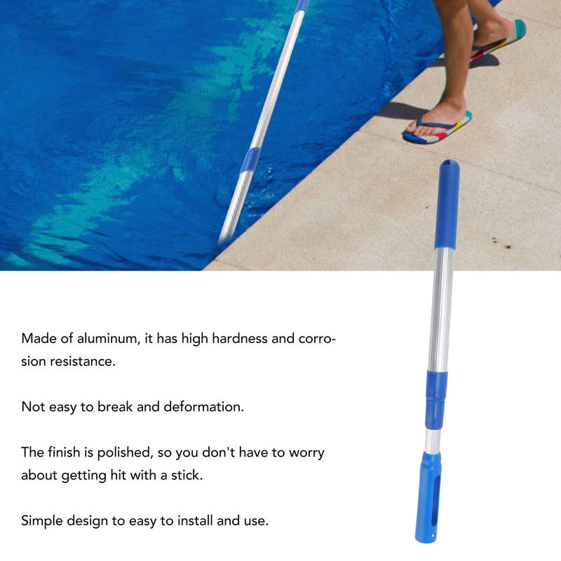 TOPINCN Teleskop-Poolzange aus Aluminium, 3-teiliges Schwimmbad-Reinigungszubehör - Bild 3