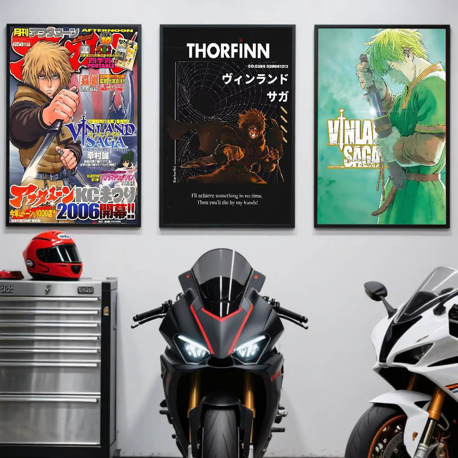 Kayou Vinland Saga Anime-Poster Kunstdruck in Mehrfarbig, B/H: 15,0 x 10,0 cm - Bild 4