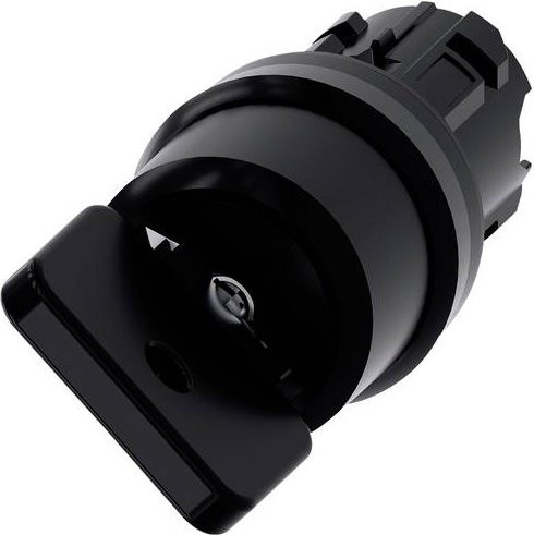 Siemens Schlüsselschalter 3SU1000-4HC01-0AA0 Schwarz IP66 IP67 IP69/IP69K aus Kunststoff - Bild 1