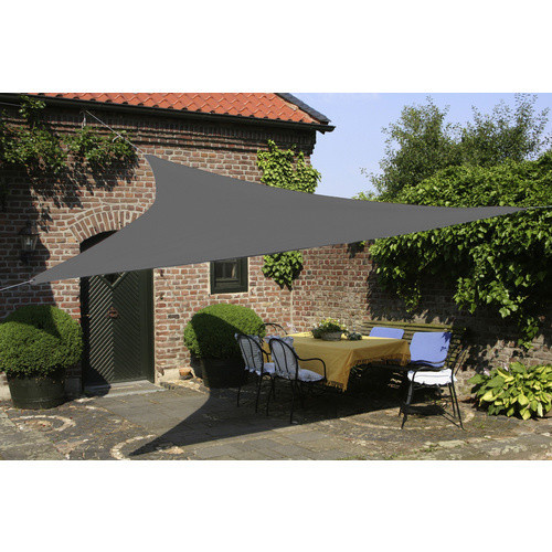 Floracord Dreiecksonnensegel aus Polyester in Anthrazit, Breite: 360 cm - Bild 5