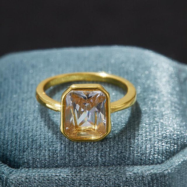 Lucky Star Jewelry Zirkonring, Zirkonia, Kristall, Zinklegierung, Damen - Bild 1