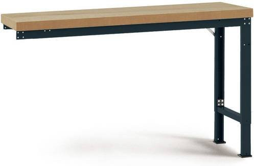 Manuflex WP7025.7016 Werkbank Anbaumodul Anthrazit, höhenverstellbar, B/T/H: 175 x 70 x 105 cm - Bild 1