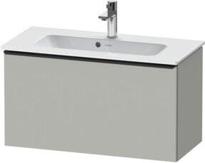 Duravit Waschtischunterschrank D-Neo Compact, wandhängend, Farbe: Weiß/Grau, B: 81 cm, T: 37,2 cm, H: 44 cm - Bild 1