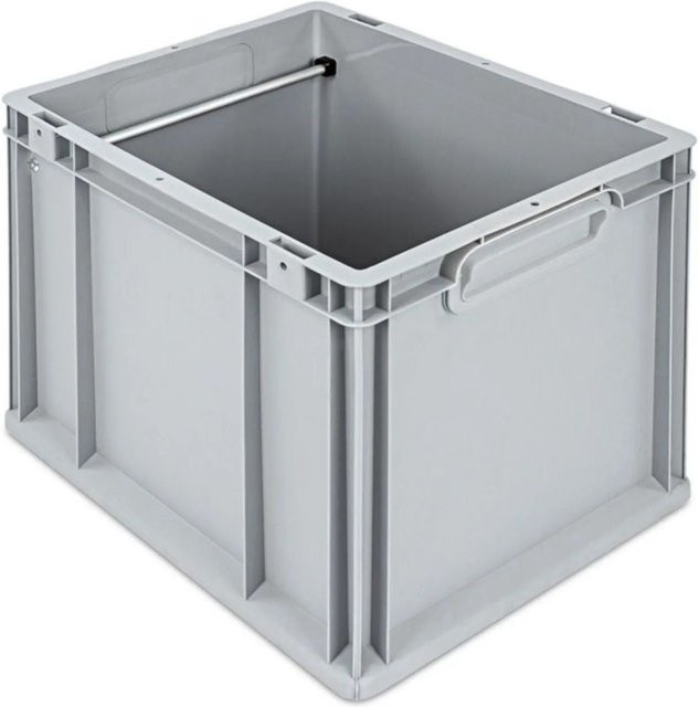 PROREGAL Hängeregisterbox Nextgen Eurobox Transportbox mit Griffen, Grau, H x B x T: 32 x 30 x 40 cm - Bild 1