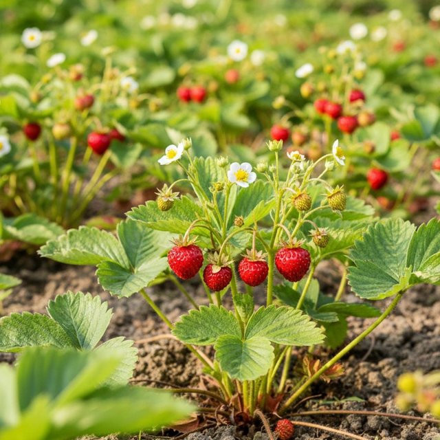 Toraf Regina Erdbeersamen, großfruchtige Sorte, Rot, 0,1 g - Bild 1
