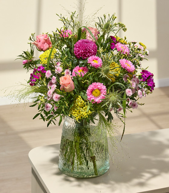 Blume2000 Mixed Bouquet Rose Chrysanthemum Carnation Multicolor - Bild 1