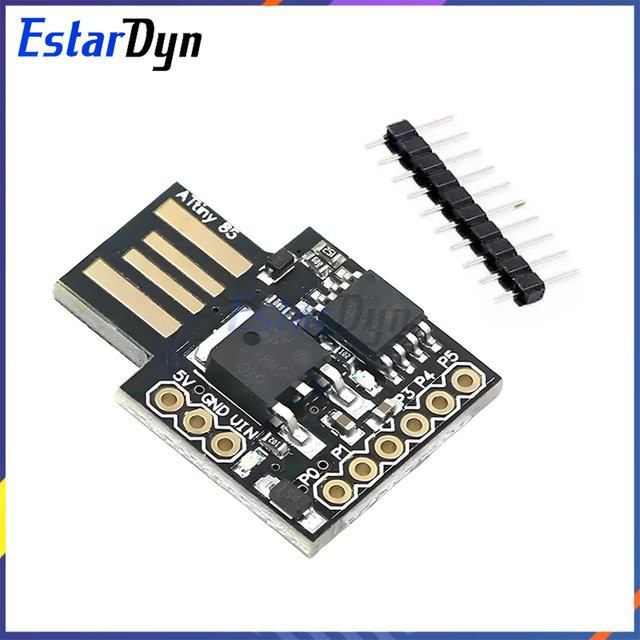 Estardyn ATTINY85 Digispark USB-Entwicklungsboard Micro-Board in Schwarz - Bild 1
