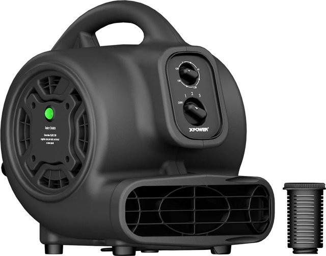 Xpower P-250NT Duftluftbeweger mit Negativem Ionengenerator und Timer in Schwarz - Bild 1