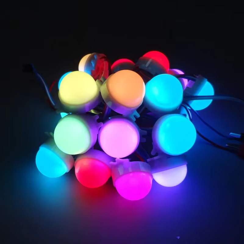 20er Set WS2811 Diffuse LED Pixel Module RGB 5050 Multicolour IP68 DC12V mit 3 LEDs pro Modul - Bild 2