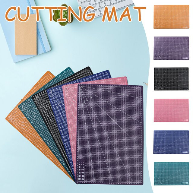 Einseitige Patchwork-Schneidematte in Blau für A3/A4 Schneideunterlage und DIY-Projekte - Bild 1