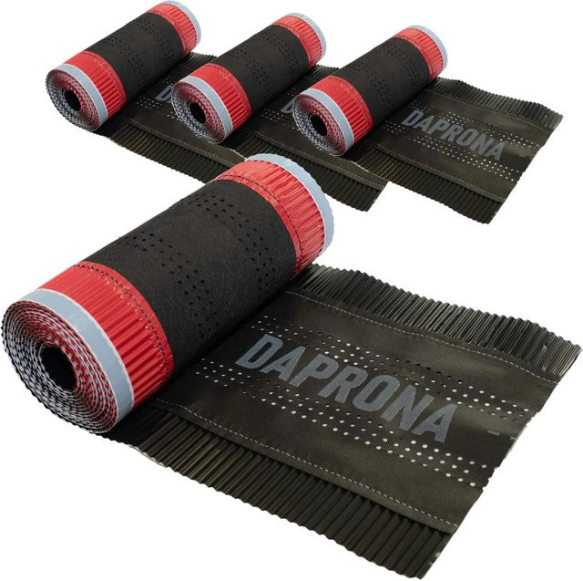 Daprona Firstrolle Alu Super Vent zur Dachfirst-Abdichtung in Schwarz, B: 39 cm, L: 5 m - Bild 1