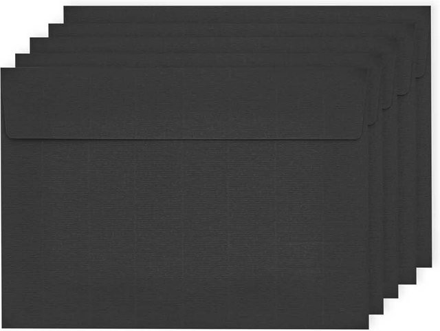 Rico Design Paper Poetry Luxury Umschläge C6 Schwarz - Bild 1