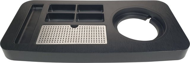 Emberton Walton Begrüßungstablett aus ABS in Schwarz, Breite: 46 cm, Höhe: 3,5 cm - Bild 1