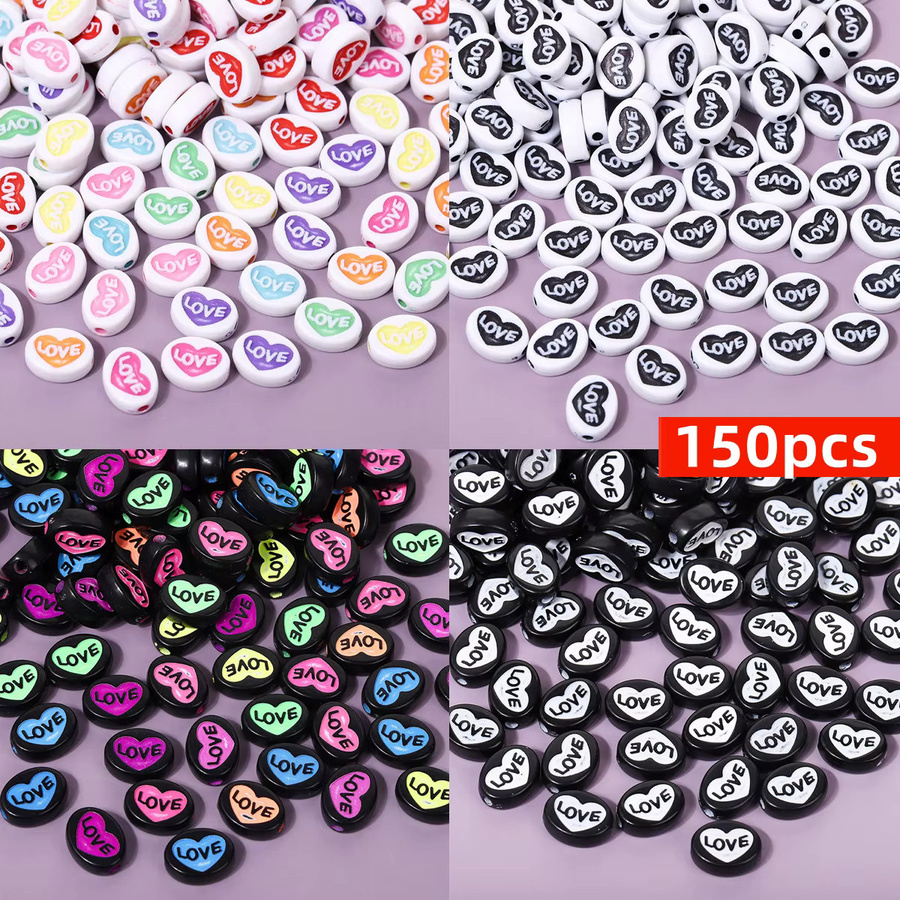 QYWCTZ Perle, Pfirsichherz-Stil, Bunt, 12 mm, Unisex - Bild 4