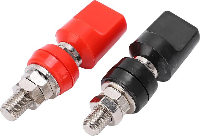 Qiilu M8 Kupfer-Polklemme mit 100 A Stromanschluss und 4-mm-Stecker in Multicolor - Bild 1