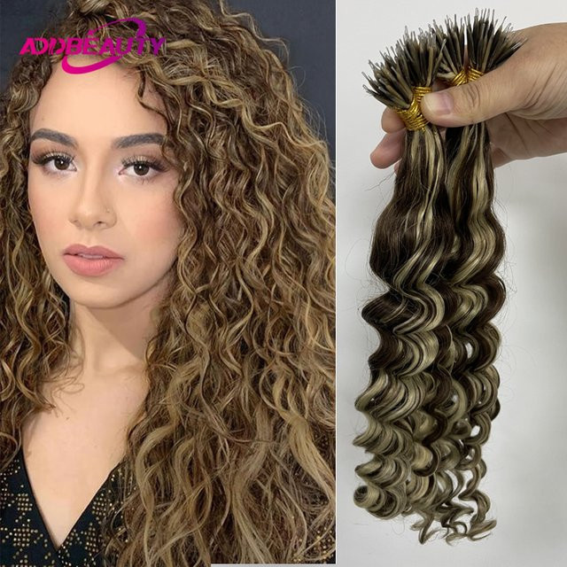 Addbeauty Human Fusion Haarverlängerung, Keratin, Echthaar, 50 Stück - Bild 1