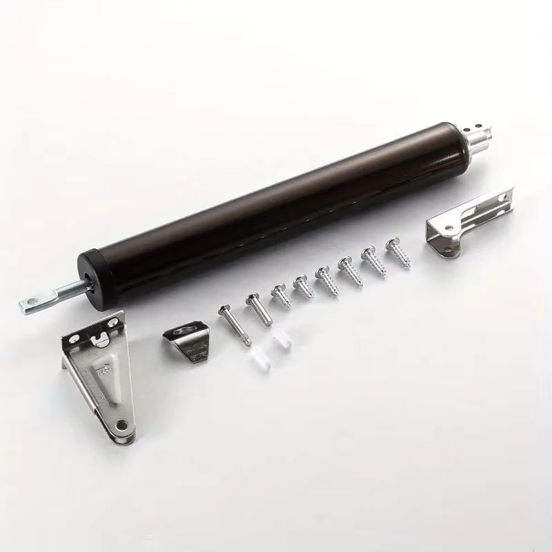 Odavis Automatischer Türschließer mit Absenkautomatik und Türstopper in Silber, 35 kg, pneumatisch mit einstellbarer Geschwindigkeit und Positionierung - Bild 4