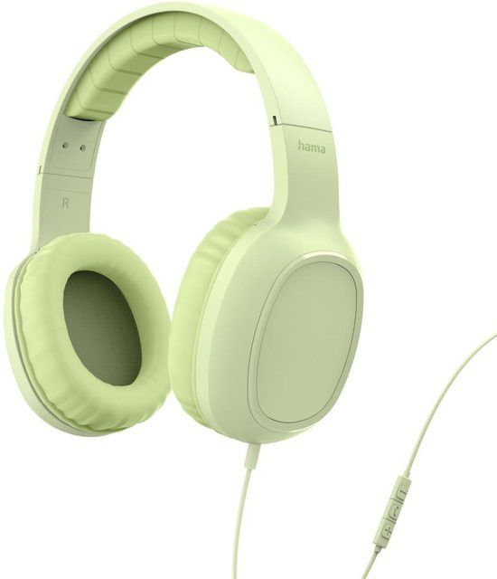 Hama On-Ear Kopfhörer Fun C mit Mikrofon und USB-C Anschluss in Grün - Bild 1