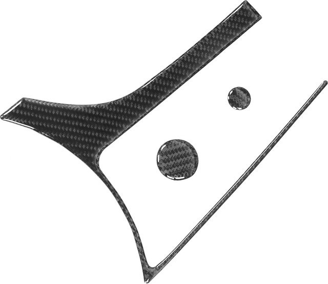 3er Set Carbon Fiber Multimedia Box Rahmen und Tastenabdeckung für Mazda MX5 ND Roadster in Schwarz von TOMTOP JMS - Bild 1