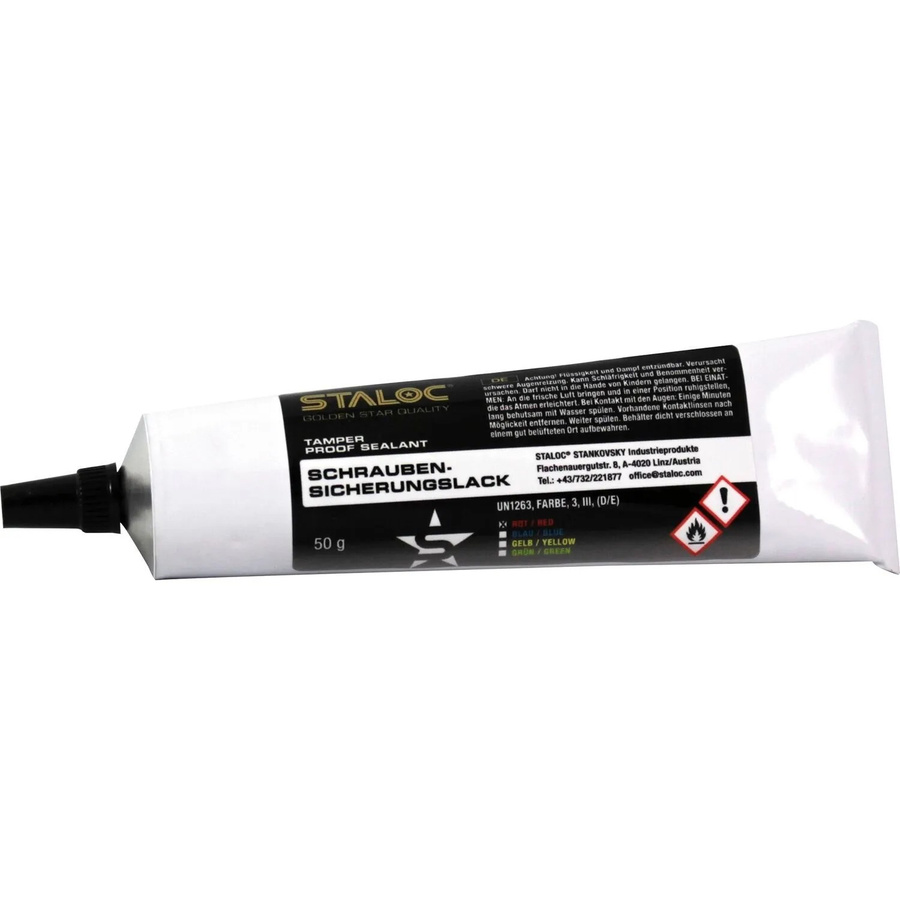 Staloc Schraubensicherungslack Gelb Pastös 50 ml - Bild 2