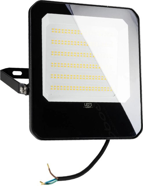 LED's light LED Wandstrahler 100W Schwarz mit 14000lm und 4000K IP65 IK07 - Bild 1
