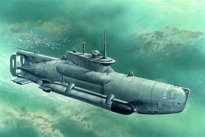 ICM WWII deutsches U-Boot Typ XXVIIB Seehund - späte Ausführung, Modellfahrzeug, 1:72 - Bild 1