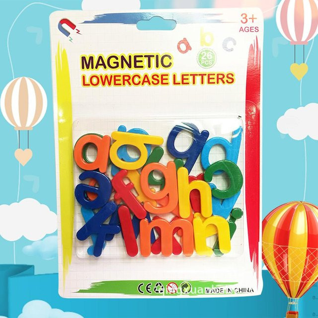 Activating Toys Magnetisches Lernen Alphabet Buchstaben, Lernspielzeug, Kunststoff, Bunt / Mehrfarbig, ab 14 Jahre - Bild 1